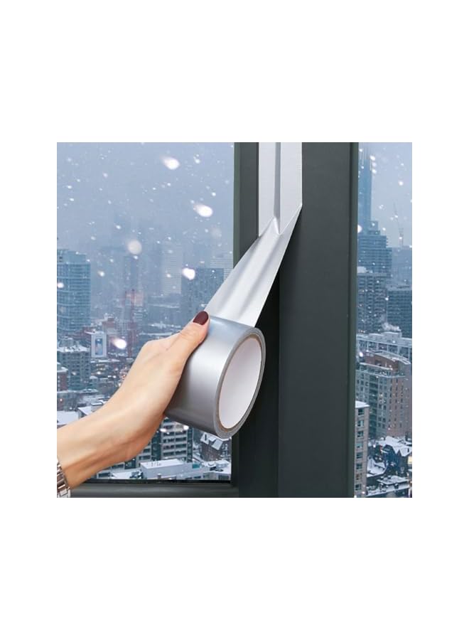 promass 2pcs 5 cm x 13.6 M Gray Strong Adhesive Duct Tape - Durable & Waterproof for All Weather Conditions - Image 2