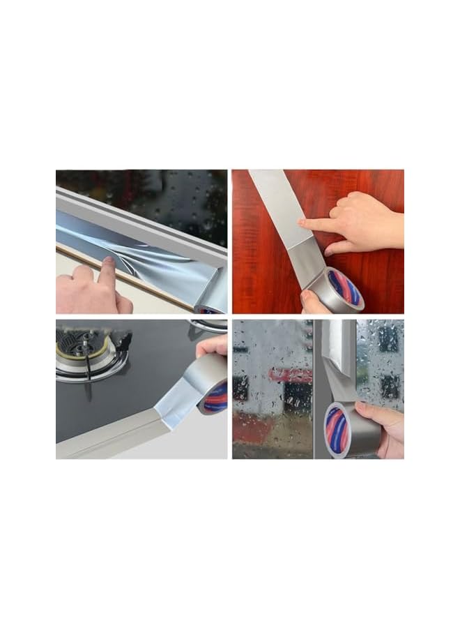 promass 2pcs 5 cm x 13.6 M Gray Strong Adhesive Duct Tape - Durable & Waterproof for All Weather Conditions - Image 5