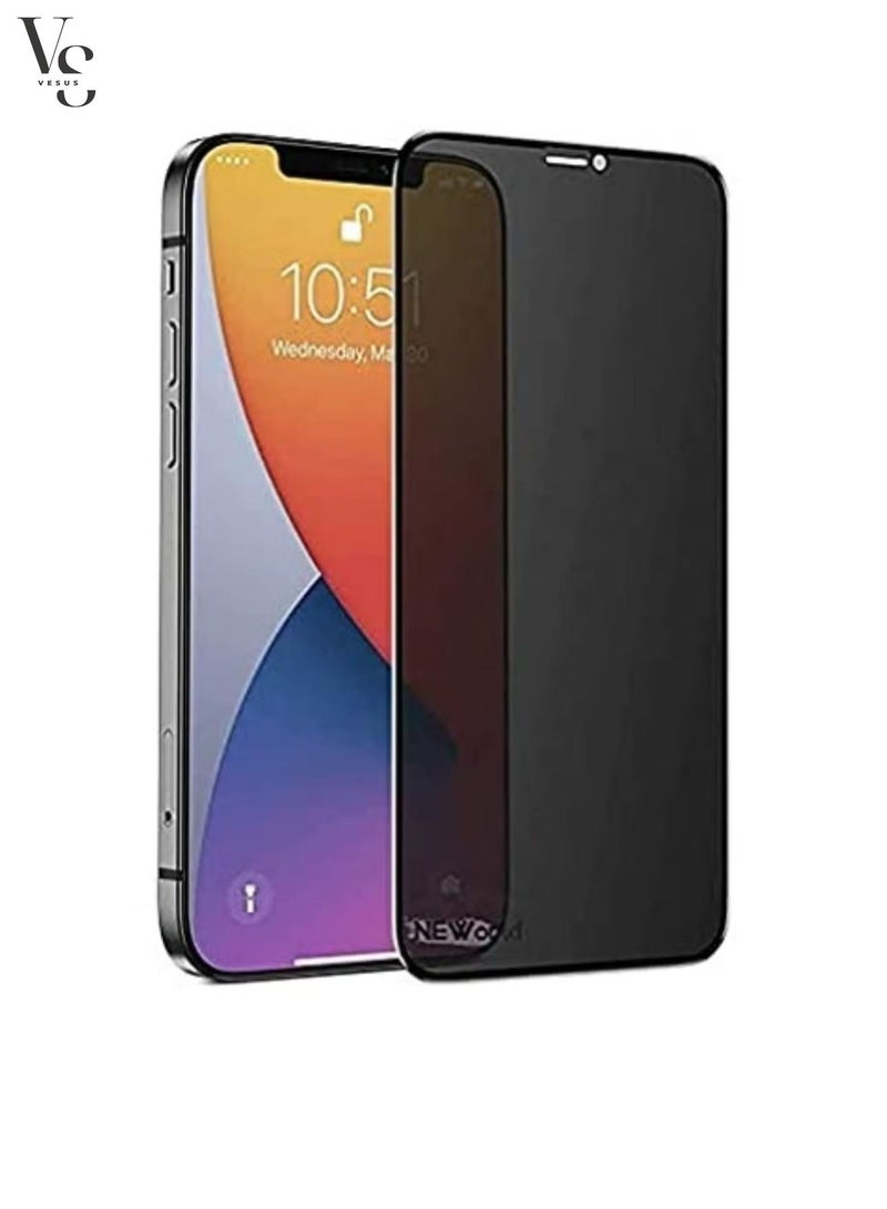 فيسوس واقي شاشة للخصوصية لهاتف iPhone 12 Pro 3D Touch Anti Spy 9H من الزجاج المقوى من الحافة إلى الحافة غطاء كامل واقي للشاشة مضاد لبصمات الأصابع تغطية كاملة - Image 1