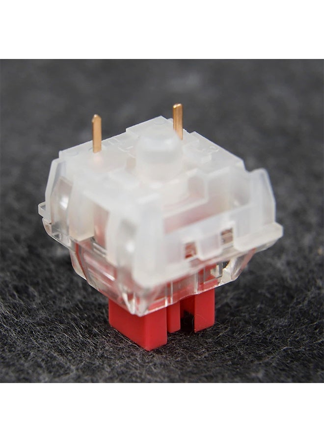 30 Pcs KeyBoard Switch Red Switches 3 Pin Key Switch - Equivalent DIY Replaceable Switches for Mechanical Keyboard 45gf Linear/RGB/Dustproof - Image 3