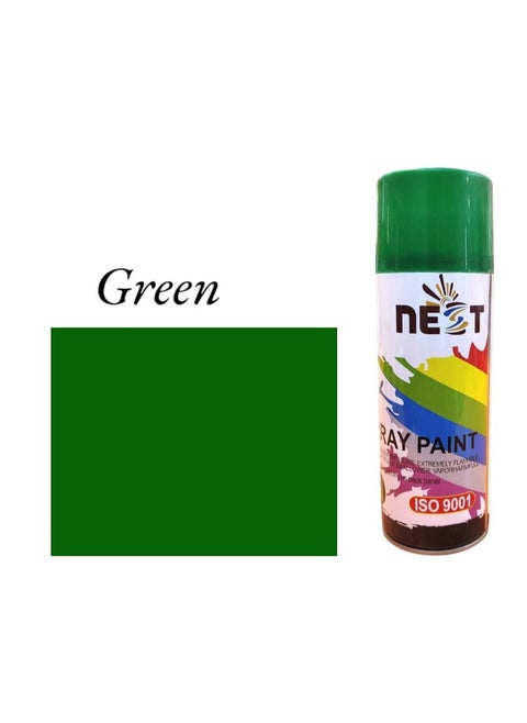 "NEST GREEN    Spray Paint - 400ml, Multipurpose, Fast Drying, High Gloss Finish