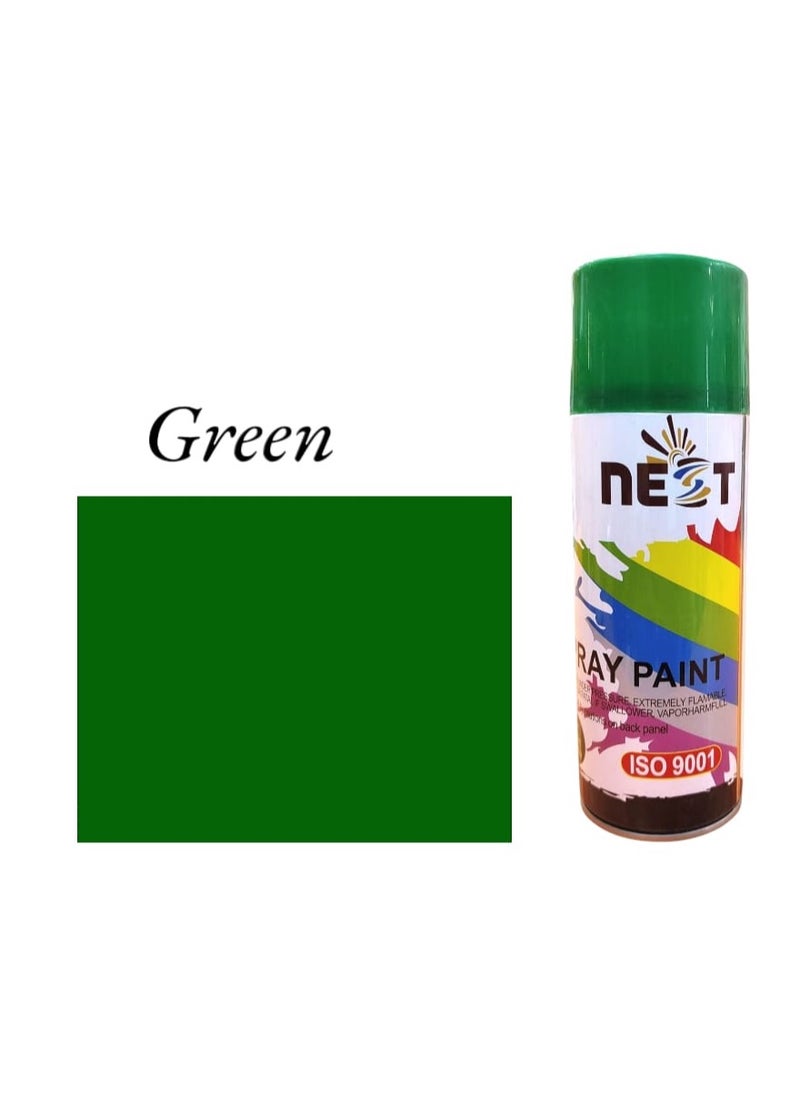 Nest - "NEST GREEN    Spray Paint - 400ml, Multipurpose, Fast Drying, High Gloss Finish - Image 1