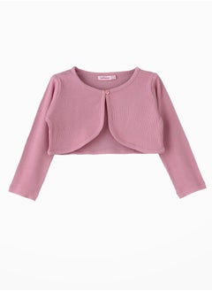 Jelliene Girls' Cotton Knit Shrug | Layering Love for All Seasons  - Image 1