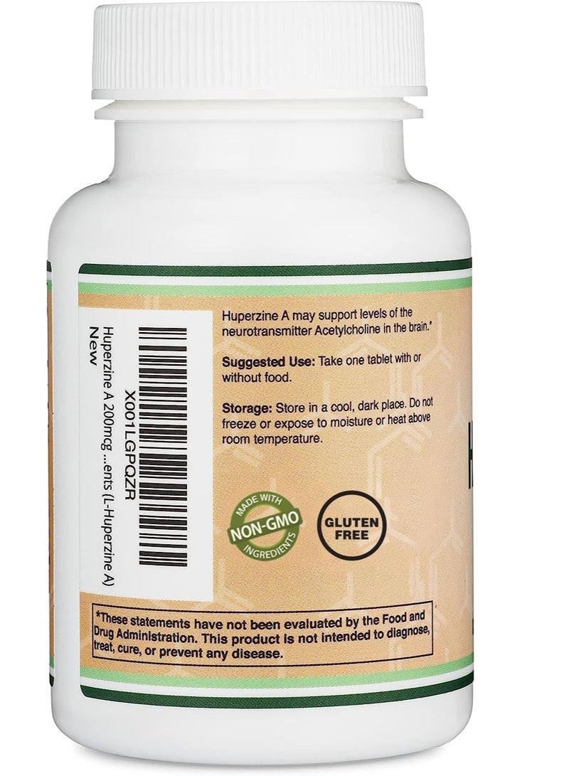 هوبرزين أ 200 ميكروغرام مكمل غذائي لدعم الدماغ، 120 كبسولة، تكفي لمدة 4 أشهر - Image 3