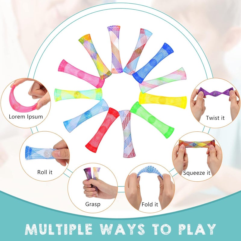 Jerify جيريفي 200 قطعة ألعاب فidgets أصابع شبكة الرخام ألعاب حسية لتخفيف التوتر ألعاب صامتة هادئة بالجملة للبالغين في المدرسة والفصول الدراسية هدايا القلق ساعدت في ADHD و OCD - Image 4