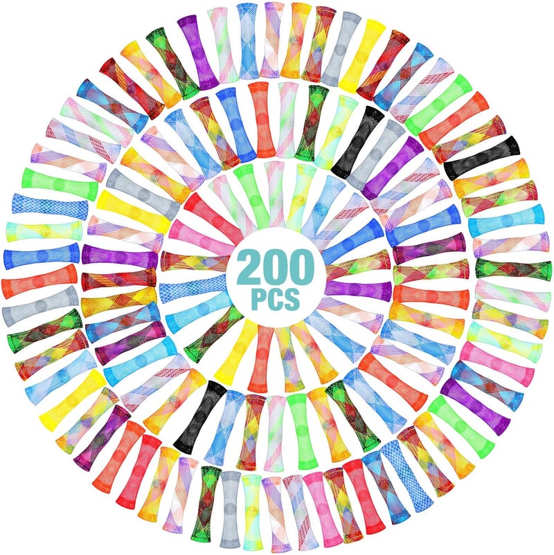 Jerify جيريفي 200 قطعة ألعاب فidgets أصابع شبكة الرخام ألعاب حسية لتخفيف التوتر ألعاب صامتة هادئة بالجملة للبالغين في المدرسة والفصول الدراسية هدايا القلق ساعدت في ADHD و OCD - Image 1