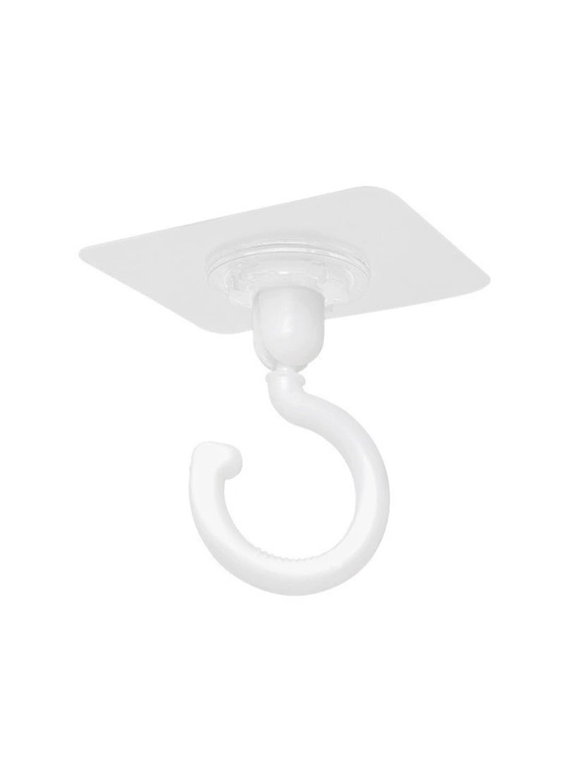 Household Ceiling Hook Rotatable Hook Wardrobe Punch-free Traceless Strong Adhesive Hook - Image 1