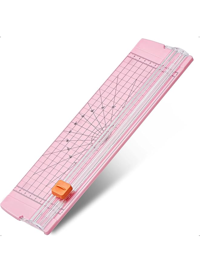 erorex Paper Cutter A4 Size Paper Slicer With Automatic Security Safeguard Portable Straight Edge Cutter For Photo Cards Kraft Paper Label And Coupon Paper Trimmer Scrapbooking Tool - Image 1