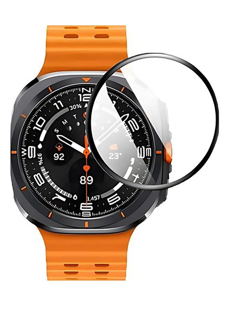 Samsung Galaxy Watch 7 Ultra 47mm Anti-Scratch HD Clear Soft Glass Film Screen Protector  - Image 1