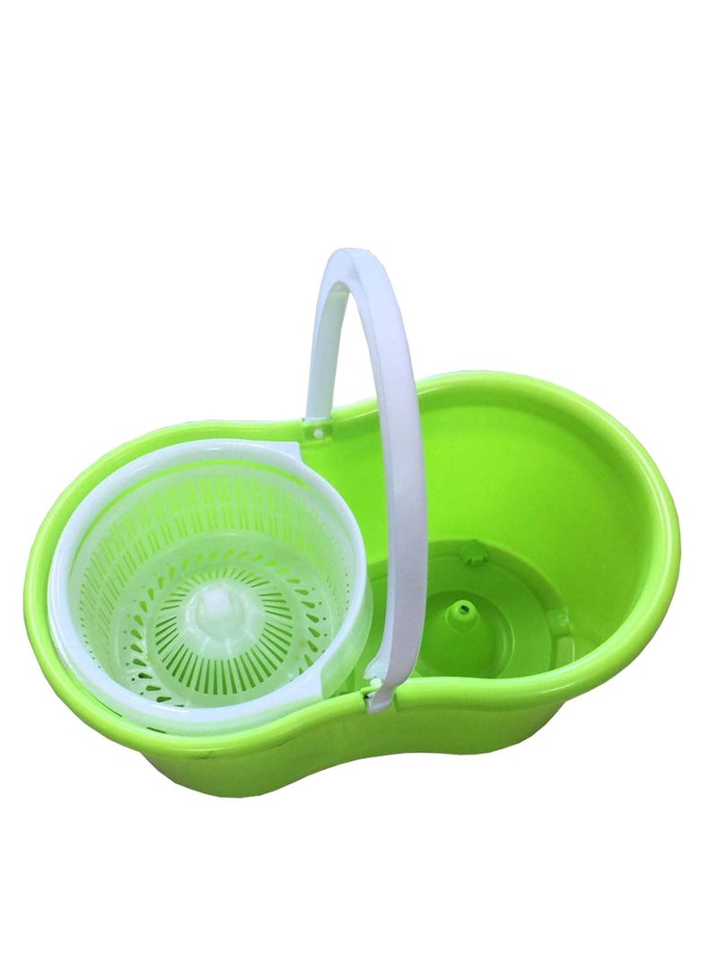 ABBASALI 360 Degree Spinning Mop Bucket Home Cleaning With 2 Mop Heads  - Image 5