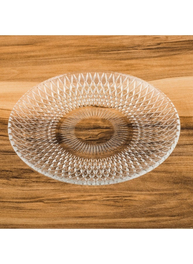 Dania ✨ 12-Piece Clear Glass Serving Set – Elegant Round Design for Serving Desserts and Fruits | 15cm Size ✨ - Image 3