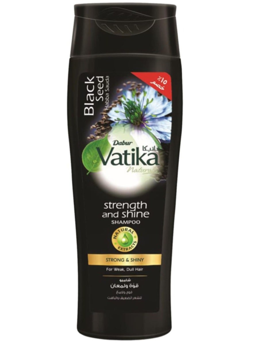 Vatika Black Seed Shampoo for Weak and Dull Hair 360ml