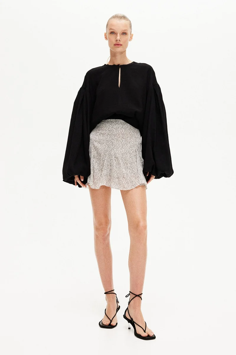 H&M Flared Mini Skirt