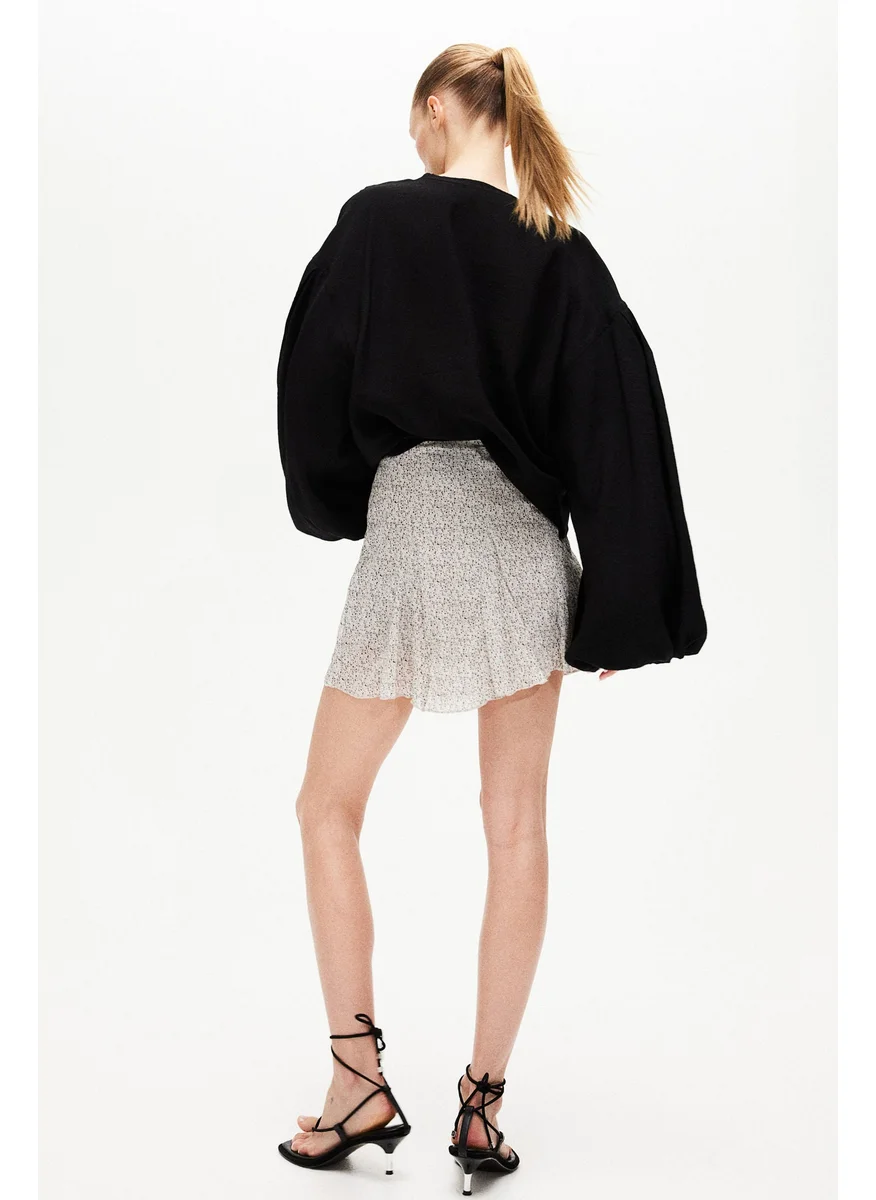 اتش اند ام Flared Mini Skirt