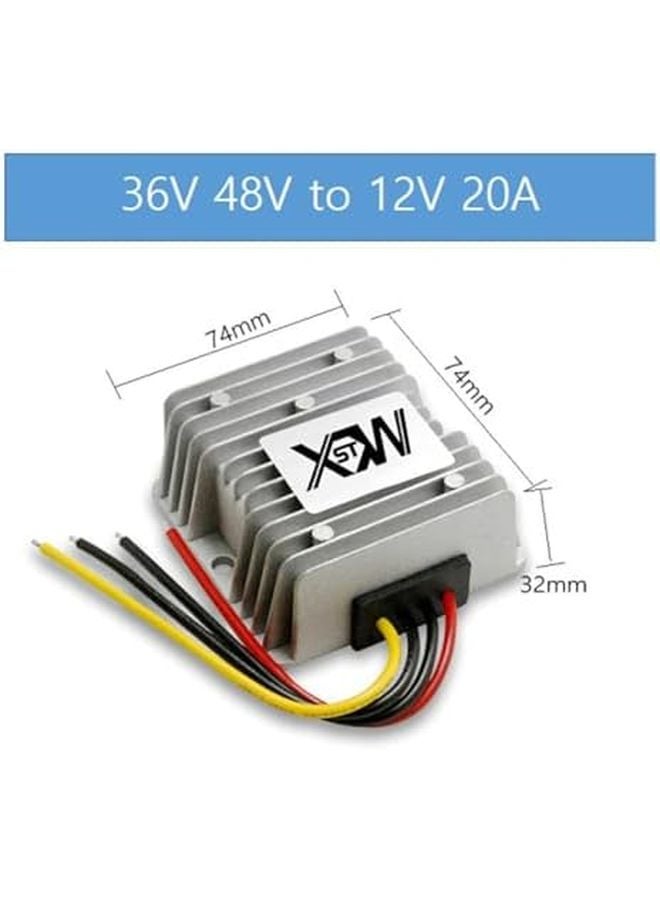 36V 48V To 12V 20A DC Step Down Power Converter Car Voltage Regulator - Image 3