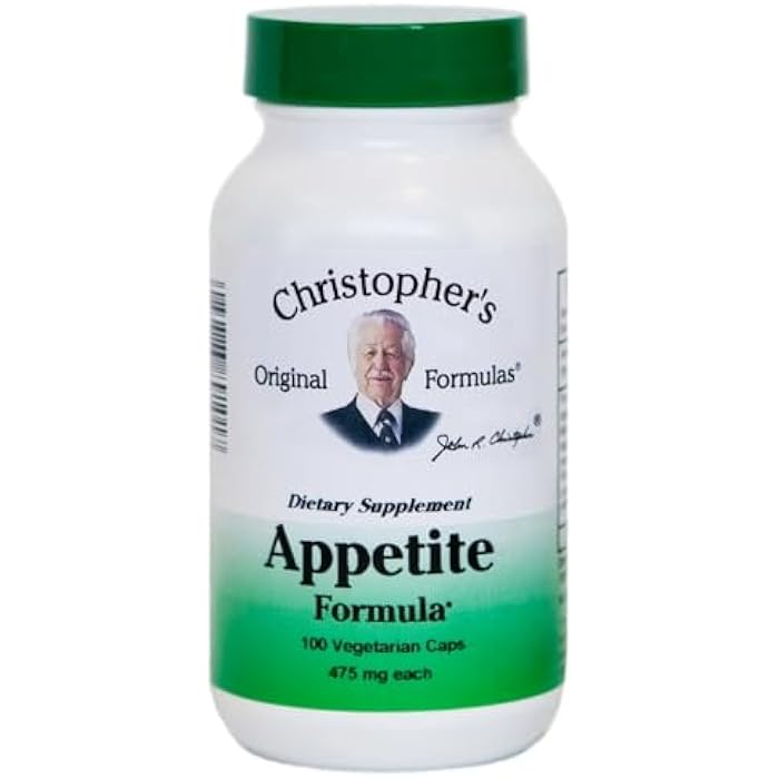 Christopher's Original Formulas Appetite Formula - 100 Capsules, Natural Herbal Blend for Appetite and Digestive Balance - Image 1