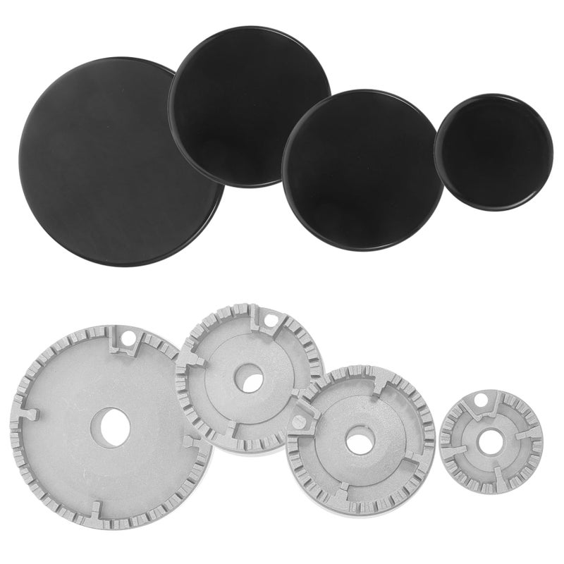 Universal Gas Stove Burner Cap Replacement Metal Head Set Practical Kitchen Cooker - Image 2