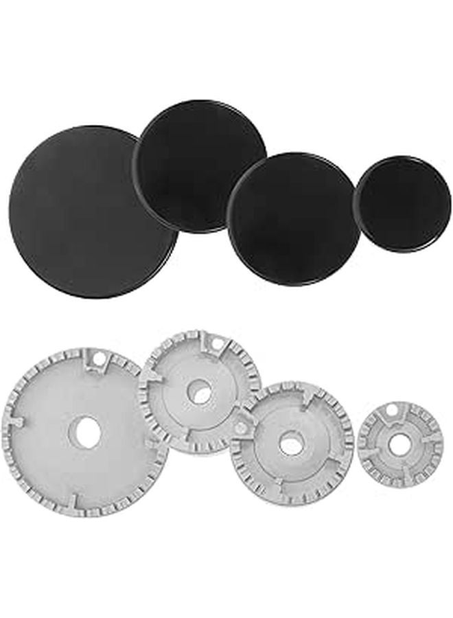Universal Gas Stove Burner Cap Replacement Metal Head Set Practical Kitchen Cooker - Image 1