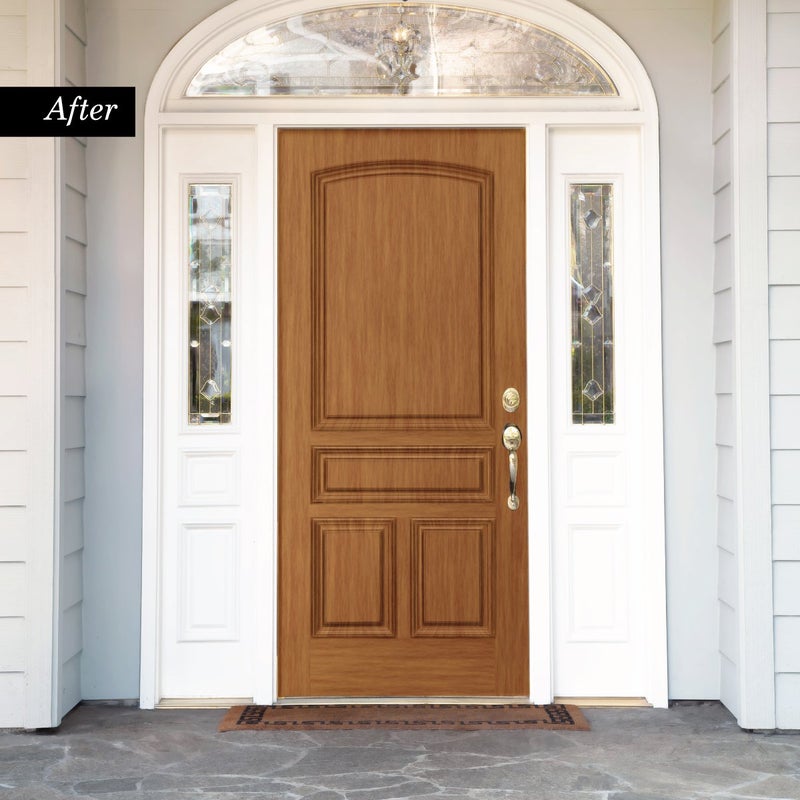 Giani Wood Look Paint Kit For Front & Interior Doors (Red Oak) - Image 2