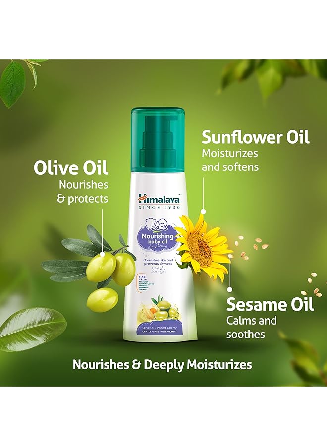 Himalaya Nourishing Baby Oil 300 Ml Nhb0037 - Image 4