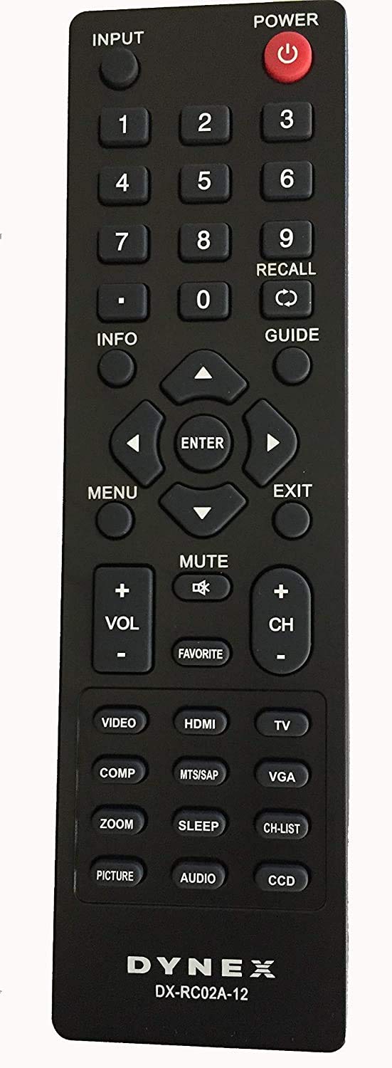 DYNEX DX-RC01A-12 DX-RC02A-12 LCD LED TV Remote for DX-32L100A13 DX-26L100A13 and other DYNEX TV - Image 5