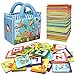 TEYTOY Baby Toy Zoo Series 26pcs Soft Alphabet Cards with Cloth Bag for Over 0 Years - Image 3