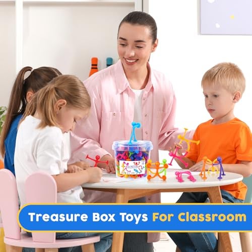 OleOletOy Fidget Toys Bulk for Kids 42 Pack Small Suction Cup Toys for Kids Autism Calming  Fidget Box for Party Favors Travel Toys Classroom Prizes  Gifts for Easter Egg Fillers Birthday Party - Image 5