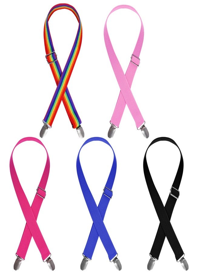 ميفنجدا ميفينغدا 5 قطع حمالات حفاضات للكلاب، حمالات حفاضات قابلة للتعديل للذكور والإناث، حافظة حفاضات للحيوانات الأليفة، ملابس حيوانات أليفة للكلاب الصغيرة (مختلطة) - Image 1