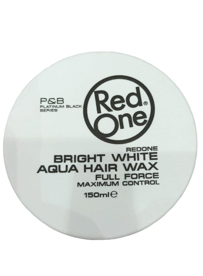 Red One Aqua White Hair Wax Gel 150 ml - Image 2