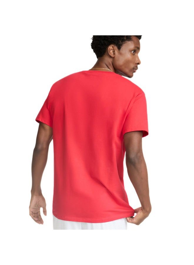 Champion Men's Classic Short Sleeve T-Shirt, Standard Fit, Midweight 100% Cotton, Available in Regular and Big & Tall, Scarlet, X-Large - Image 2