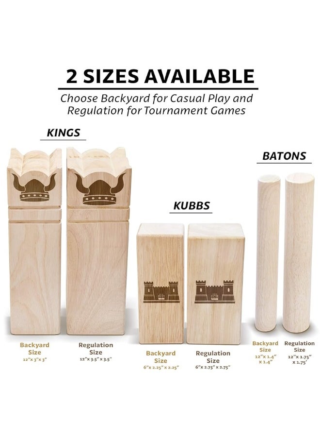 GoSports - GoSports Kubb Viking Clash Toss Game Set for Kids & Adults - Image 1