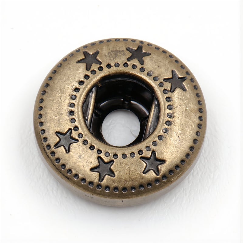 Mini Lightweight 10mm Antique Copper Snap Buttons Portable Travel Repair Kit Part - Image 5