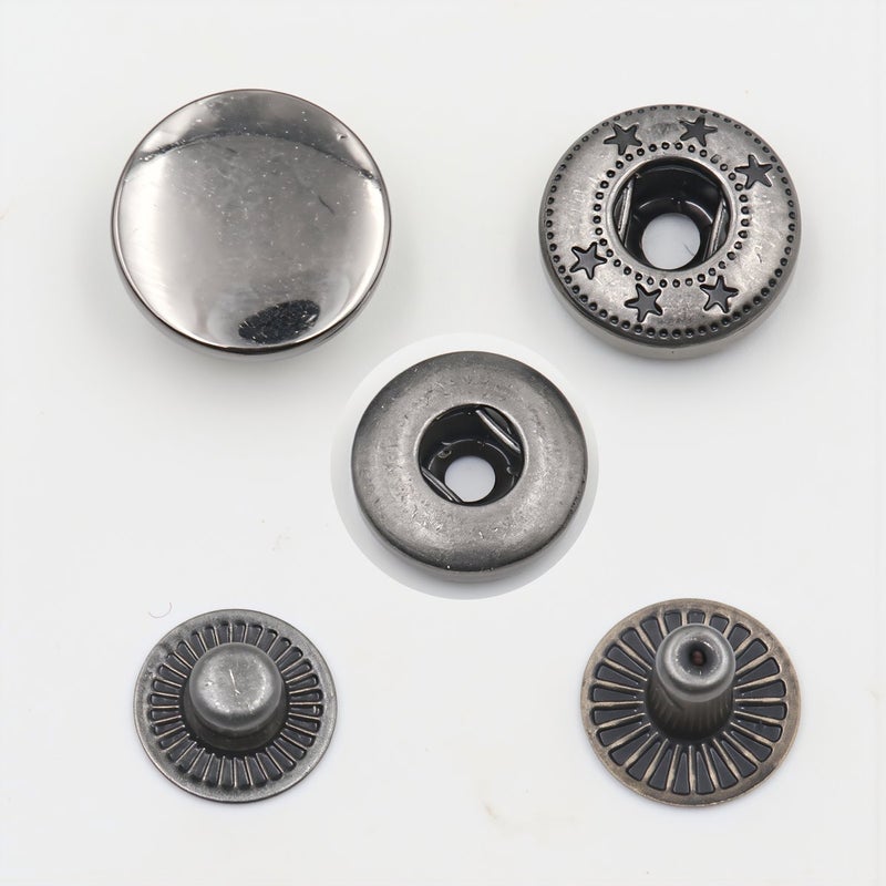 Mini Lightweight 10mm Antique Copper Snap Buttons Portable Travel Repair Kit Part - Image 2