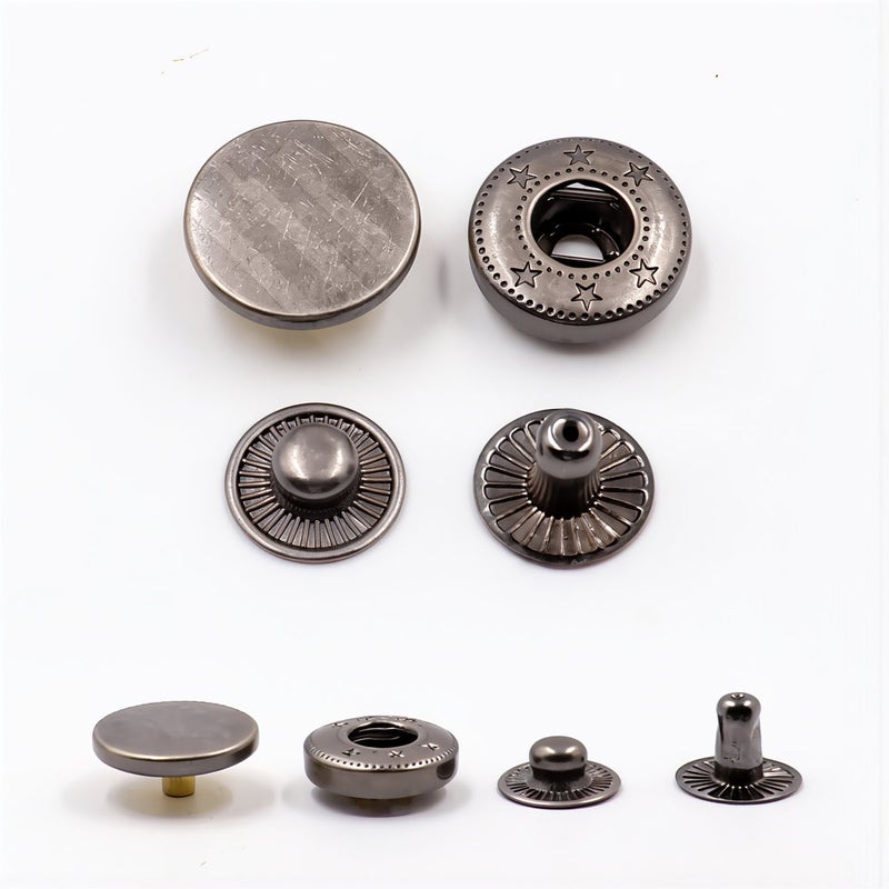 Mini Lightweight 10mm Antique Copper Snap Buttons Portable Travel Repair Kit Part - Image 1