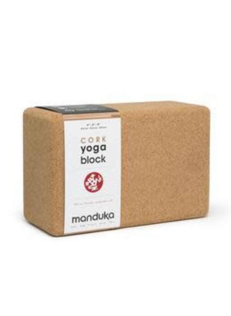 Manduka Cork Block Natural 4 Inch  - Image 2