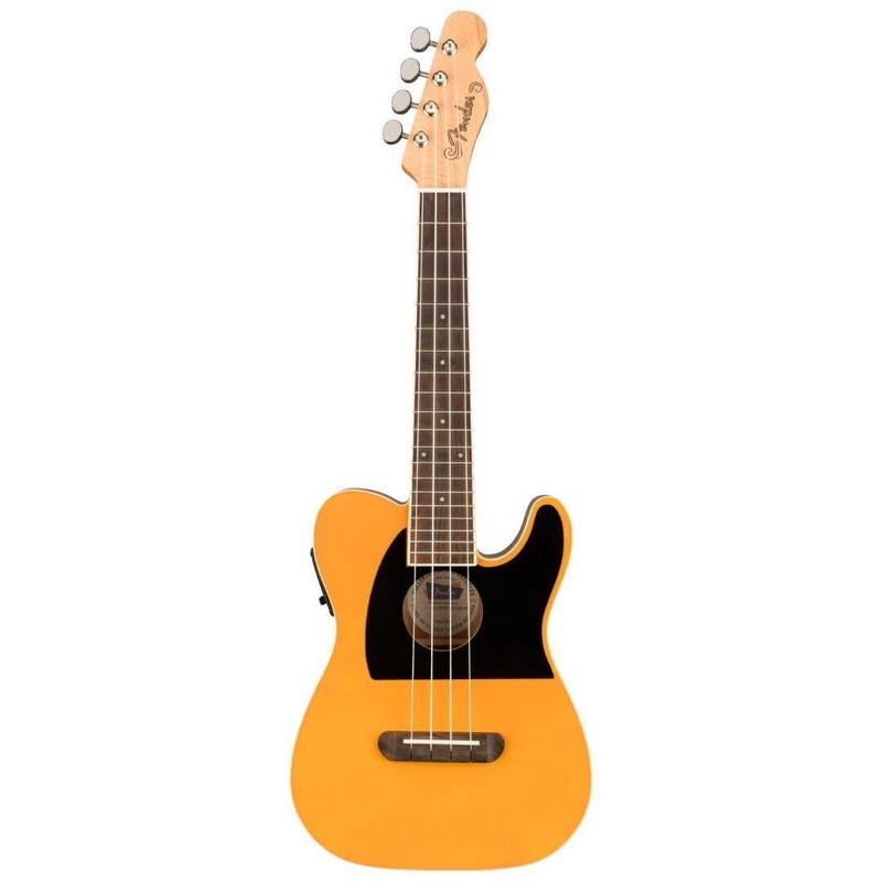 FENDER فندر فولرتون تلي كونشيرت يوكليلي، بلون الزبدة 28.1 × 11.1 × 3.6 بوصة - Image 1