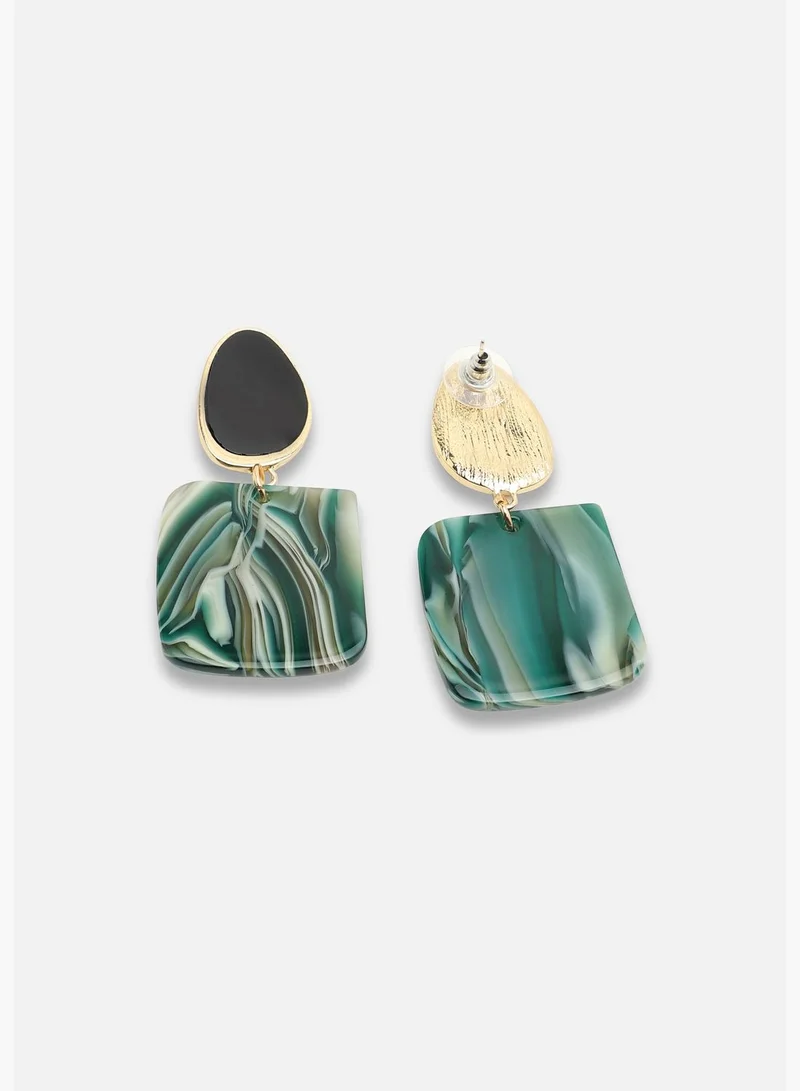 SOHI Gold Plated Party Designer Drop Earring For Women