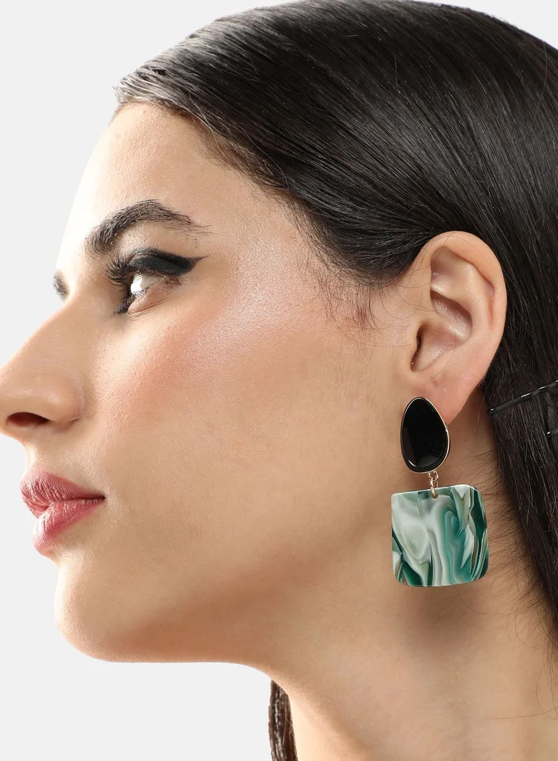SOHI Gold Plated Party Designer Drop Earring For Women