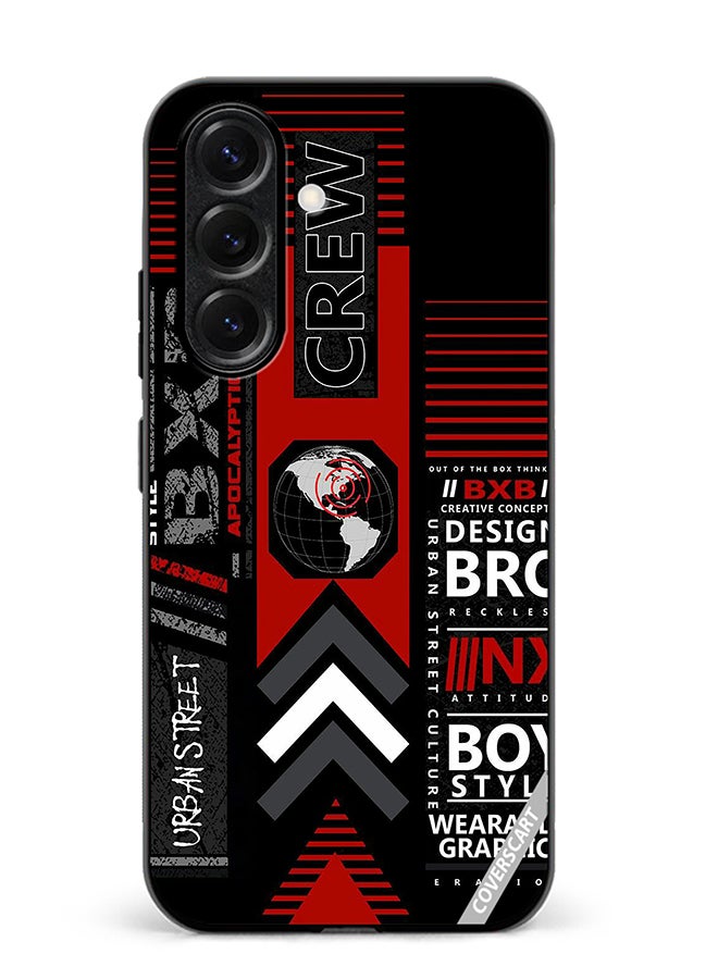 VR CREATIVE Protective Case Cover For Samsung Galaxy A56 Bxb Logo Design Multicolour