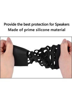 Geekria Geekria Silicone Case for Bose SoundLink Revolve+ Waterproof Portable Wireless Bluetooth Speaker, SoundLink Revolve+ Silicone Case Cover with Keychain, Protective Case, Wearable Lightweight (Black)  - Image 3