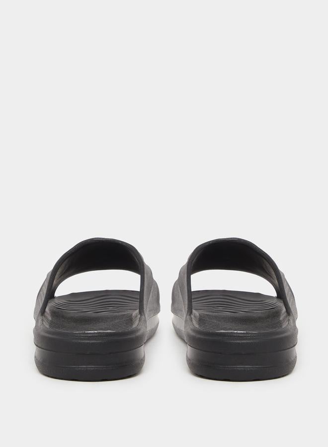 Styli Styli Abstract Textured Open Toe Slip-On Slides  - Image 4