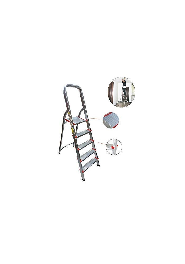 MAFRA سلم ألمنيوم ما فرا 5 خطوات مع منصة - Image 2