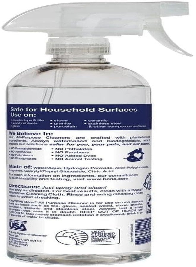Bona All-Purpose Cleaner - Lavender White Tea Scent - 24 fl oz - Household Cleaner Cuts Through Tough Grease & Grime - Safe for Household Surfaces - Image 2