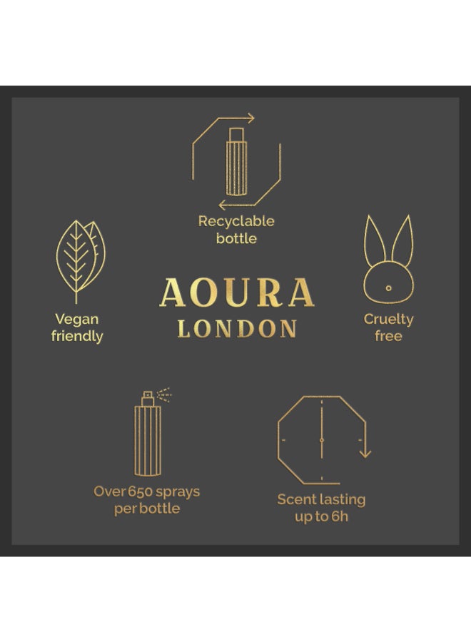Aoura London Collection Set Womens Body Mist Gift Set With Midnight Passion Love Rush Pretty Woman And Paradise Bliss Fragrance Spray Set (4X60Ml) image 7