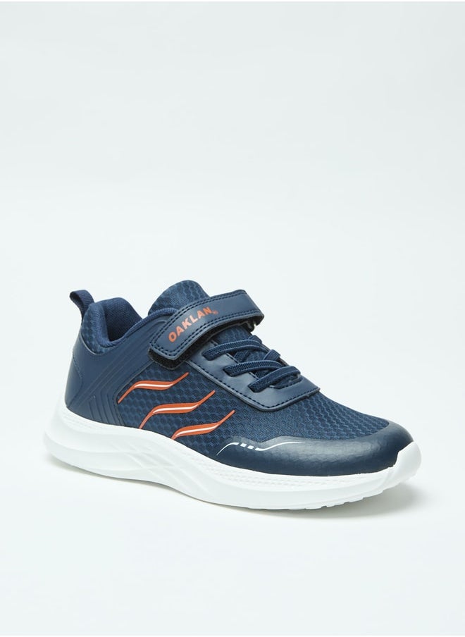 Oaklan by Shoexpress - Panelled Walking Shoes with Hook and Loop Closure - Image 1