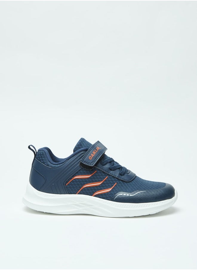 Oaklan by Shoexpress - Panelled Walking Shoes with Hook and Loop Closure - Image 1