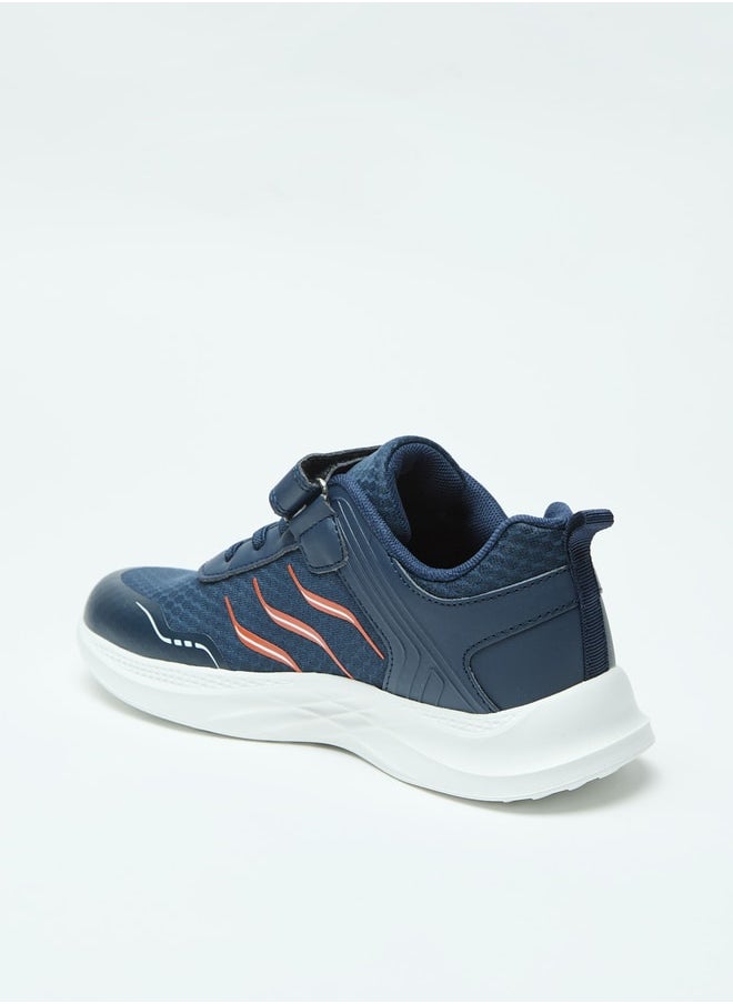 Oaklan by Shoexpress - Panelled Walking Shoes with Hook and Loop Closure - Image 1