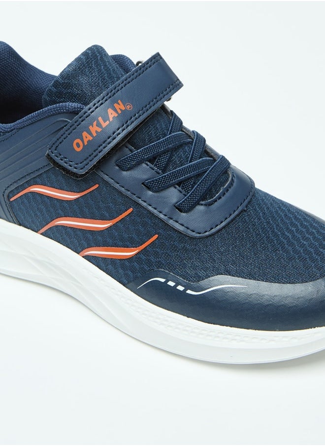 Oaklan by Shoexpress - Panelled Walking Shoes with Hook and Loop Closure - Image 1