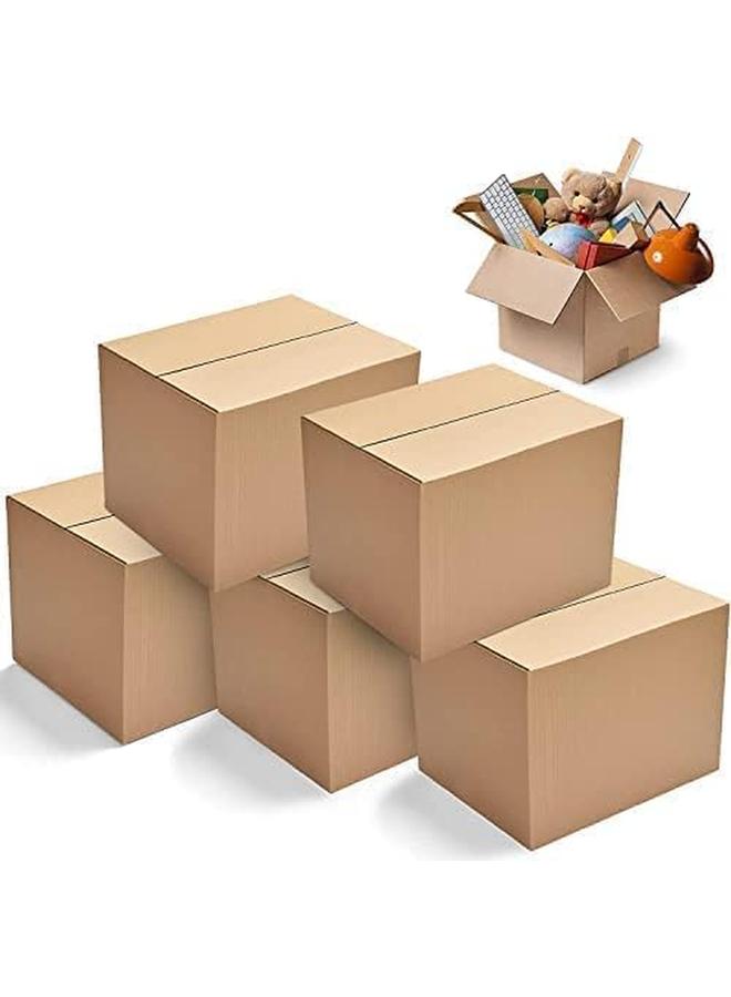 شواي 4 عبوات من الصناديق المتحركة من الورق المقوى المموج القابلة لإعادة التدوير بنسبة 100 بالمائة بجدار مزدوج، 4 صناديق صغيرة - Image 3