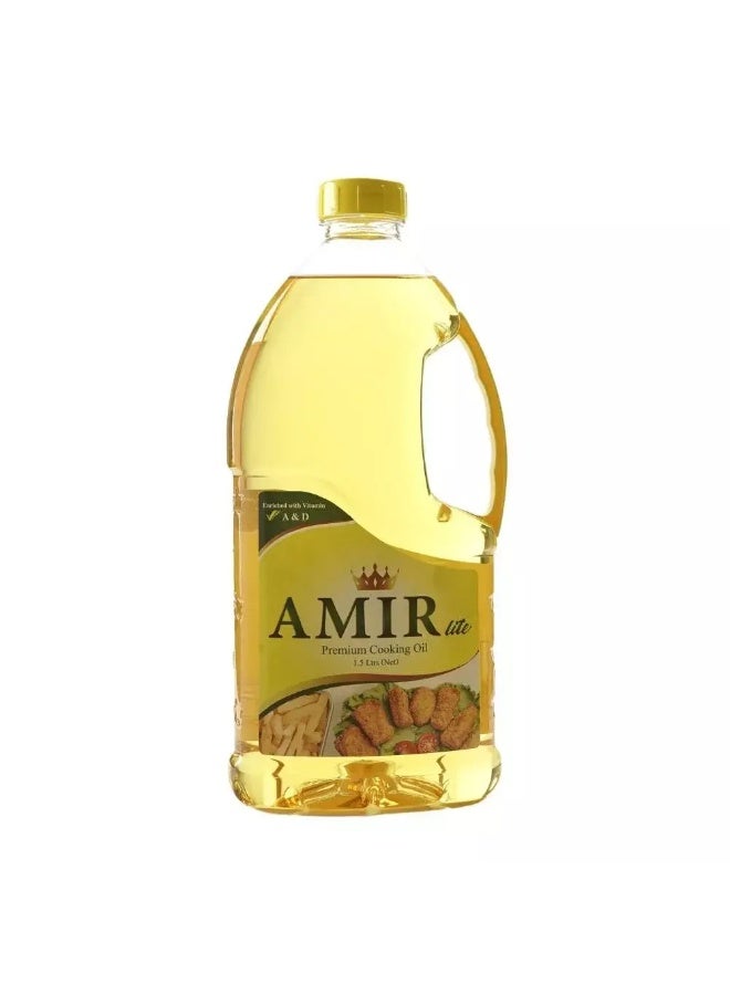 Amir Lite Amir Lite Premium Oil for Cooking & Frying- 1.5 Liters - Image 1